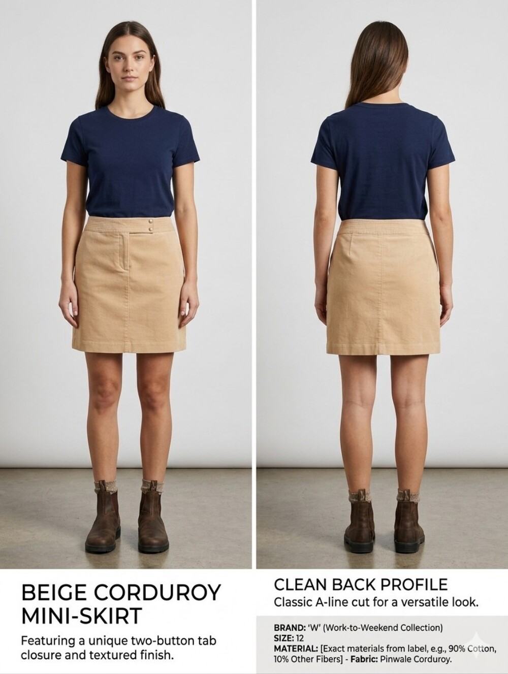 Work to Weekend skirt size 12